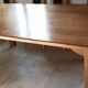 Table à manger exceptionnelle en chêne massif 220x120x78 cm