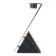 Chrome-plated metal and marble candle holder, 1980