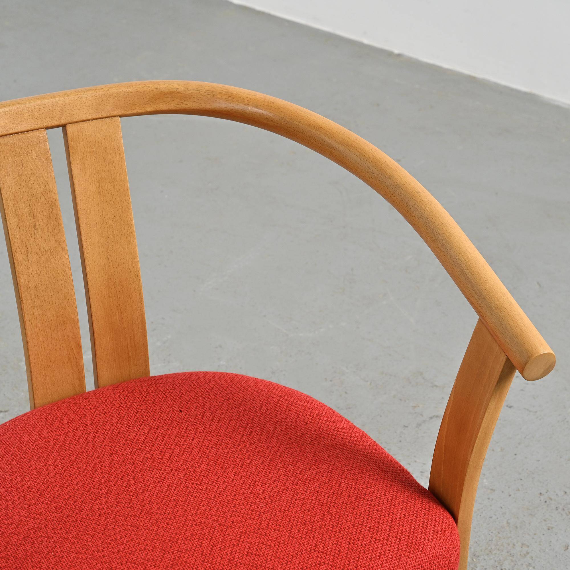 Pair of armchairs by Isamu Kenmochi, Japan circa 1965