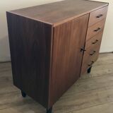 Vintage storage unit 1 door 5 drawers
