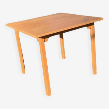 square oak table by Borge Mogensen