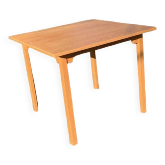 square oak table by Borge Mogensen