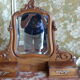 WALNUT DRESSING TABLE SCULPTS STYLE LOUIS XV ROCAILLE 1900
