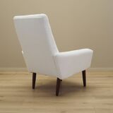 White armchair, Danish design, 1970s, production: Denmark