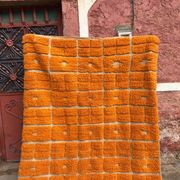 Beni Ouraine rug in natural wool, orange, size 150/250 cm.
