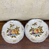Set of two art deco wall plates