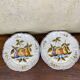 Set of two art deco wall plates