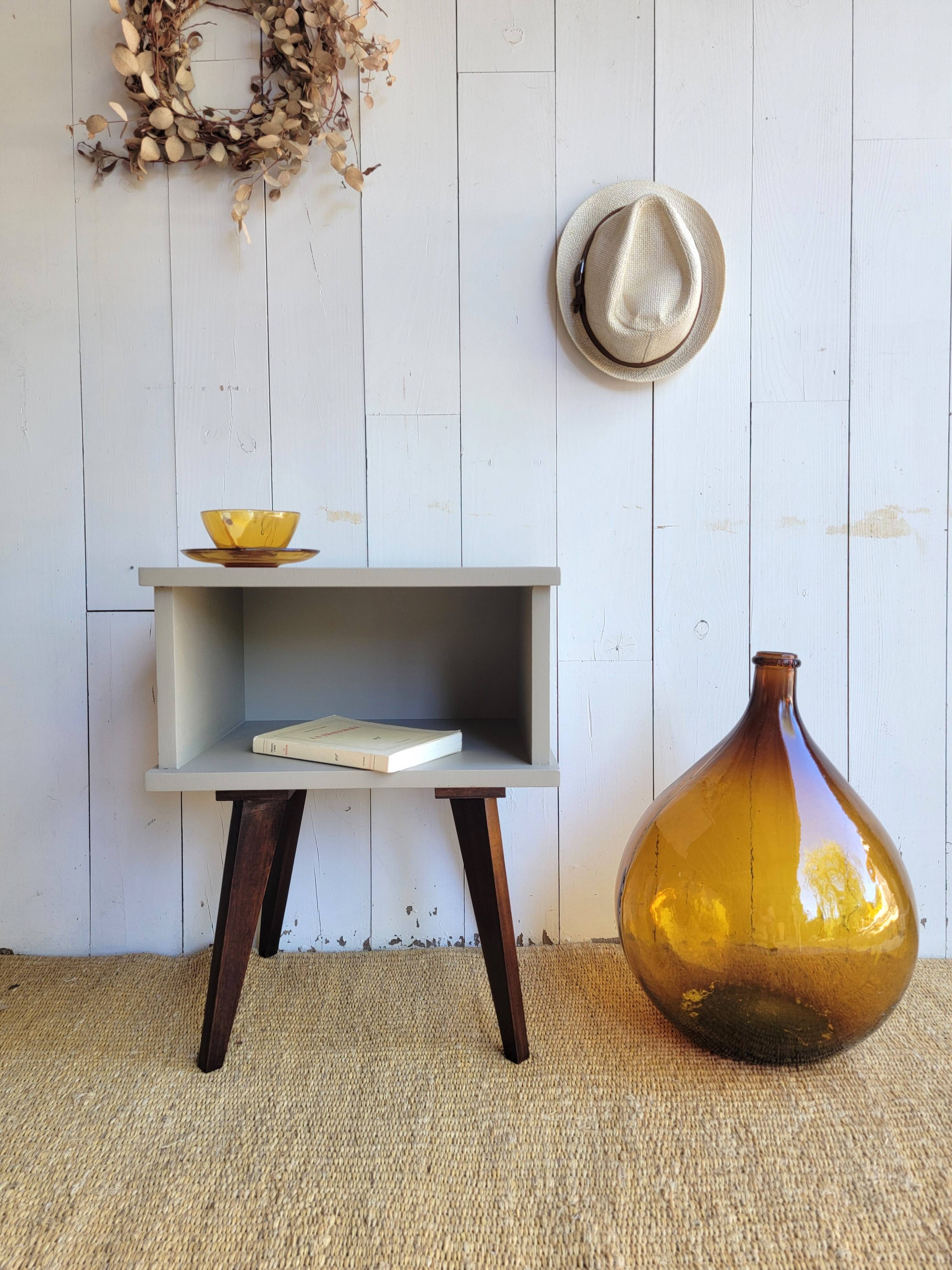 Renovated vintage bedside table