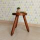 Tabouret tripode vintage années 60/70