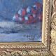 Henri duvoisin 1877-1959 oil on canvas still life empire frame, bacchus
