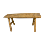 Old wooden farmer's bench