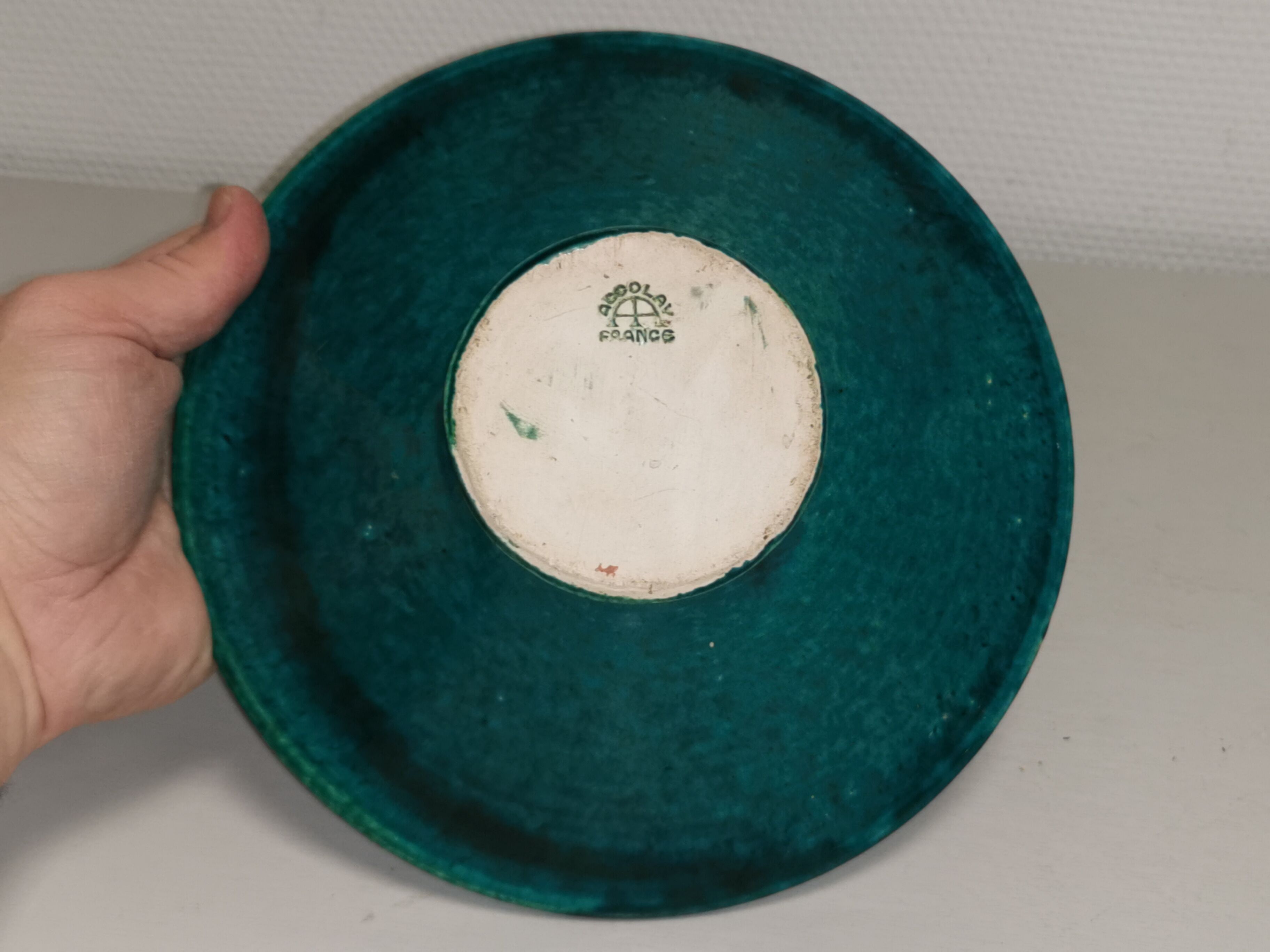 Vintage cup French ceramic Accolay
