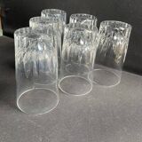 6 Baccarat wine goblets Spear service
