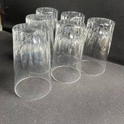 6 Baccarat wine goblets Spear service