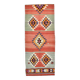 5x11 Kilim Long Wide Faded Samon Kilim Rug, Rare Style Anatolian Flatweave