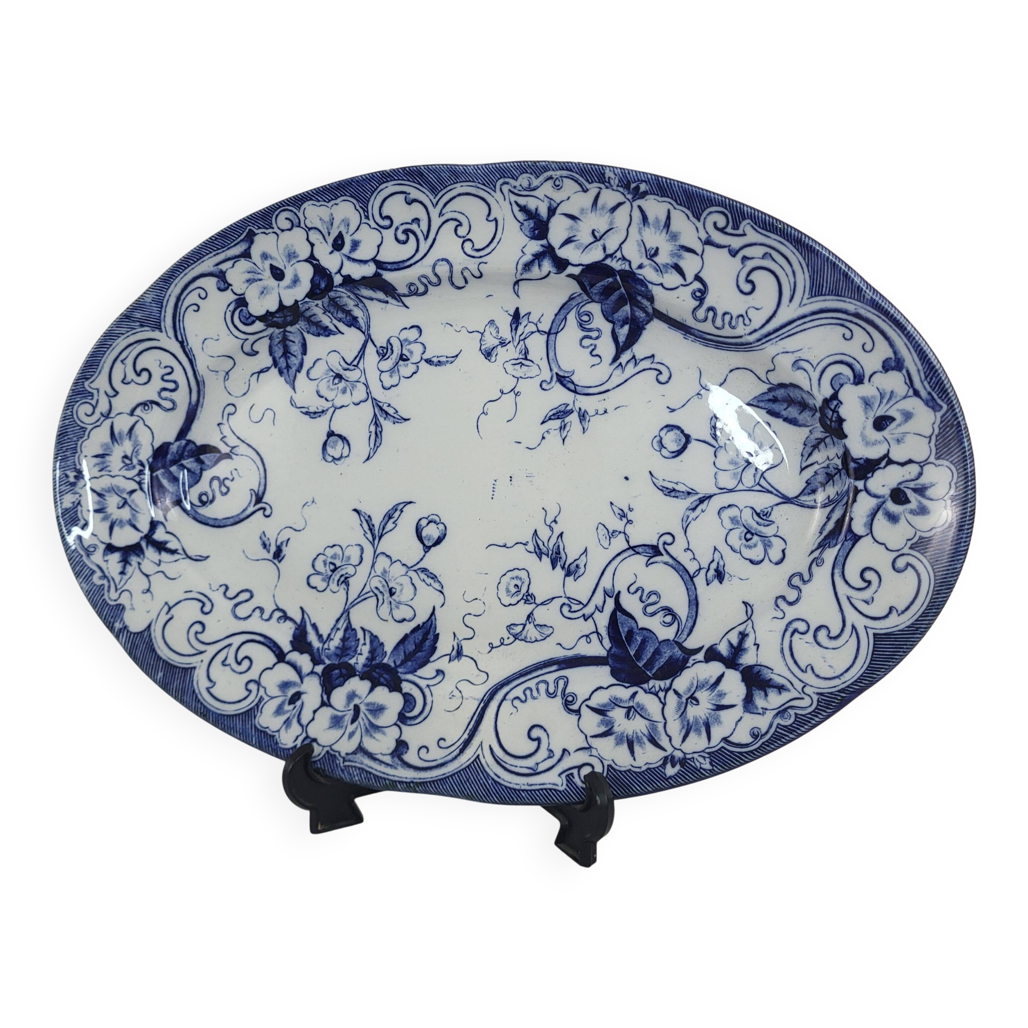 Creil & Montereau Flora Oval Dish