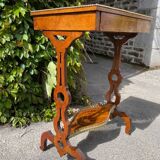 Small Walnut Side Table, England, 19th Century