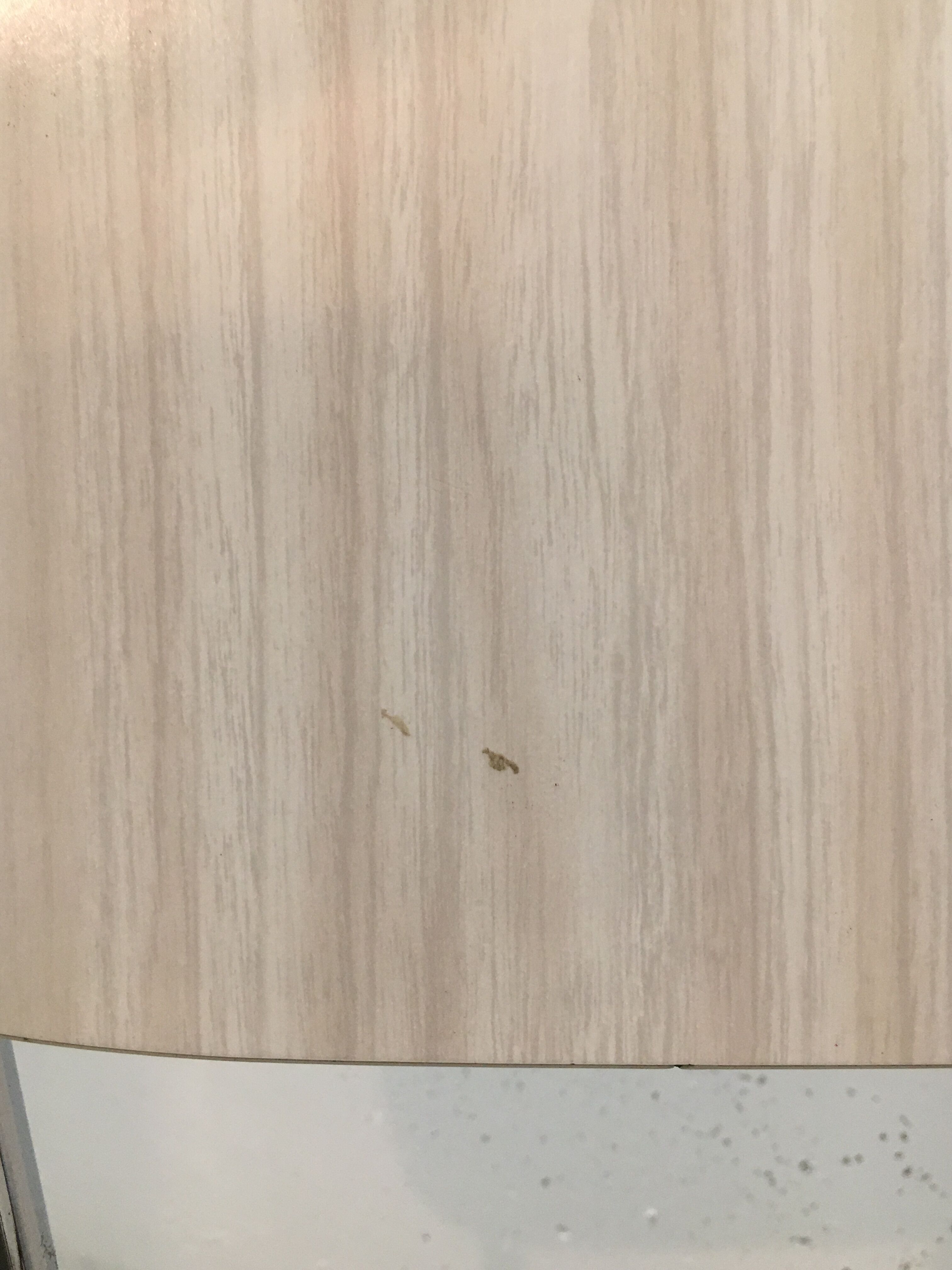 Paire de chaises formica blanc, années 60