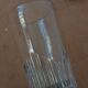 Set of six old bistro glasses