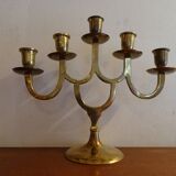 Chandelier 5 fires vintage brass