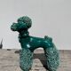Spaghetti Green Ceramic Poodle Dog