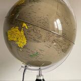 Illuminated terrestrial globe made in italy