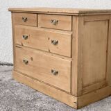 English style chest of drawers 1920 pine and pitchpin