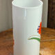 Cylindrical porcelain vase, floral decoration, Wolf Bauer Rosenthal
