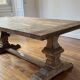 Table monastère en bois ancien - Spirito 200 par 100 cm