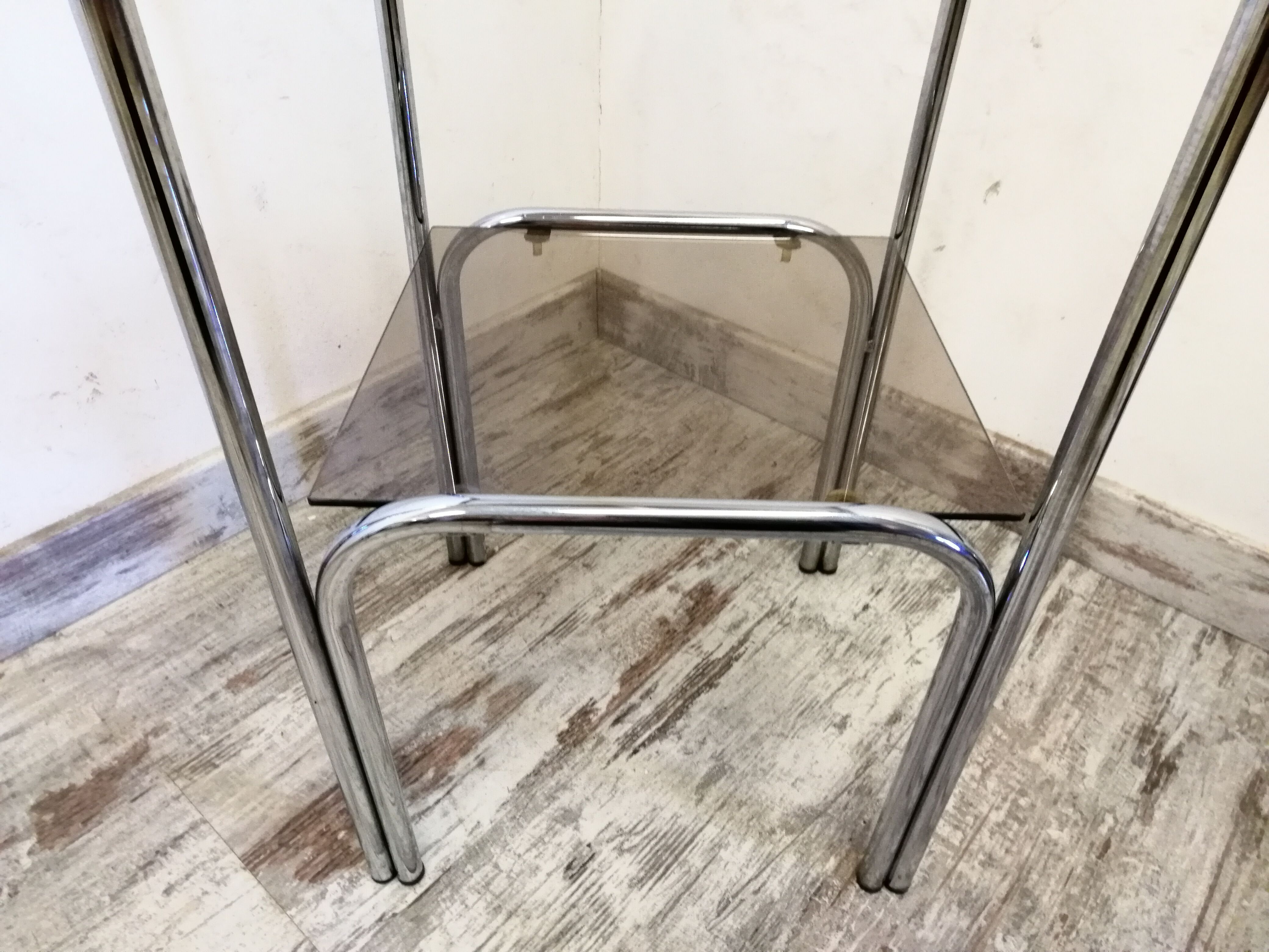 Vintage glass shelf