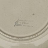 Hollow dish Sarreguemines "Thistles"