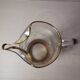 Vintage Engraved Glass & Crystal Pitcher with Duck and Reeds, Gilding