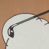 Poster "the swing" framed by René Vincent 1988