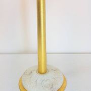 Lampe de table dorée Régence par Giulia Mangani, années 1970
