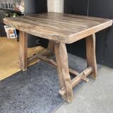 Solid wood dining table