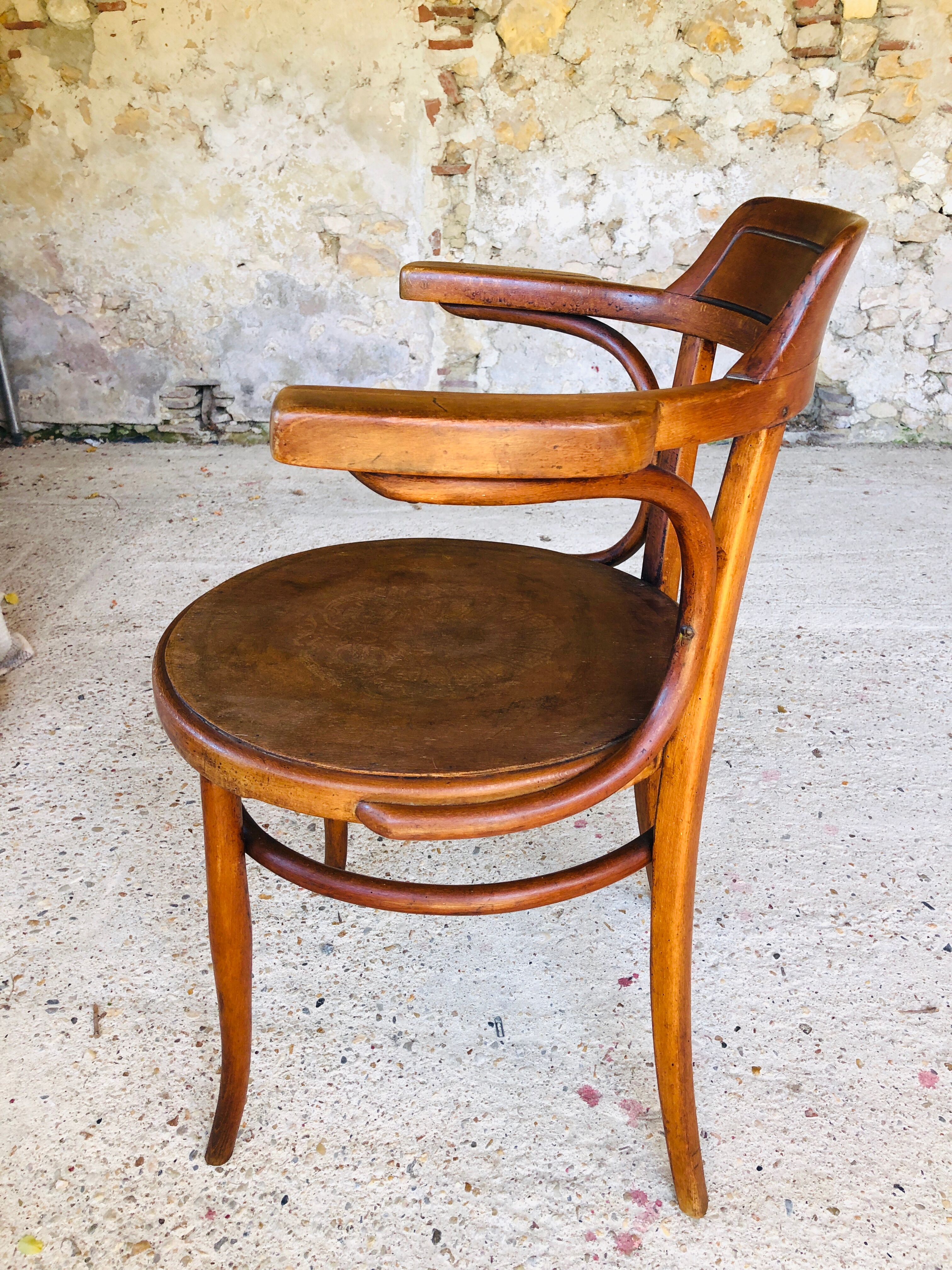 Office chair by J.J. Kohn circa 1890/ 1910