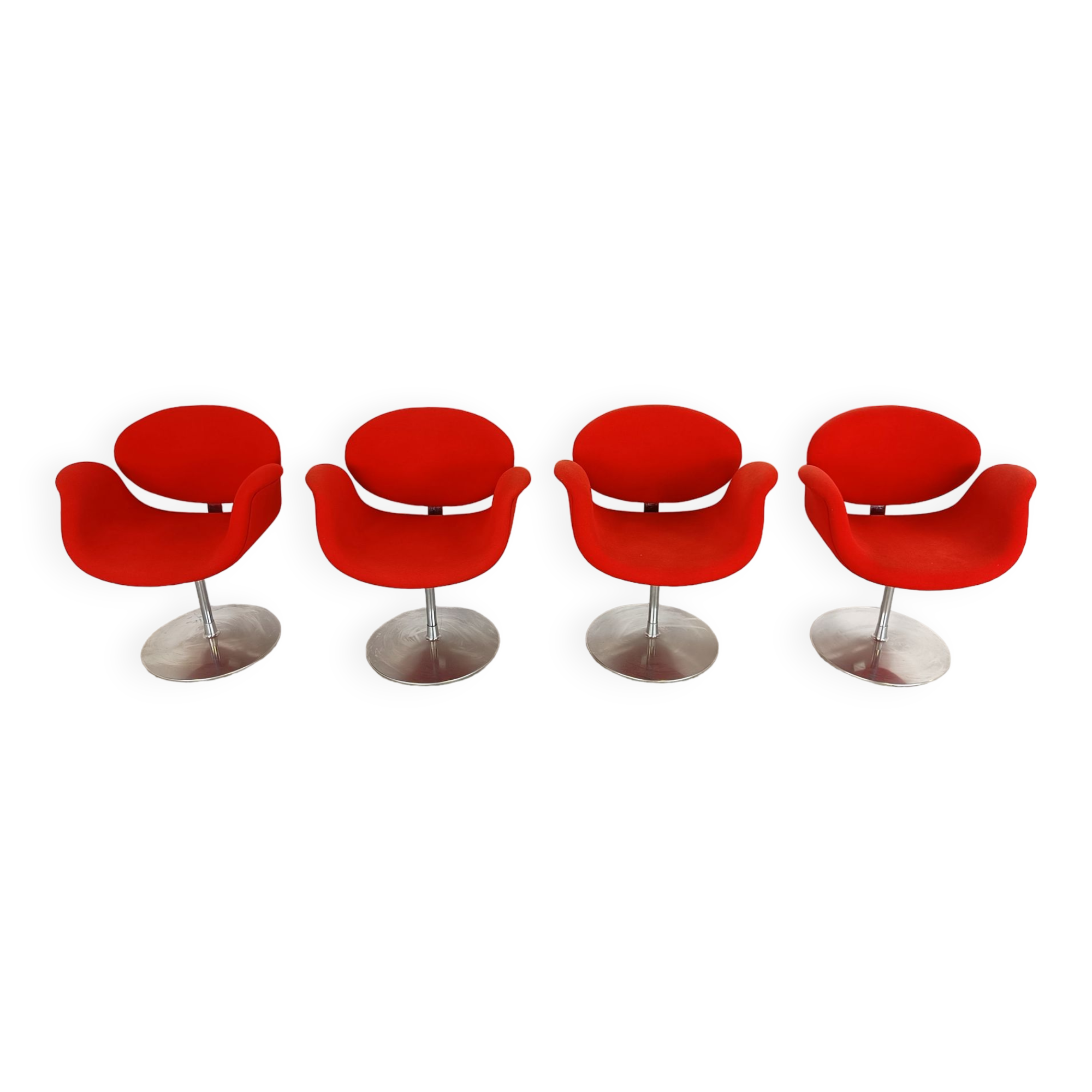 Little tulip chairs by Pierre Paulin for Artifort, 1990s - set of 4