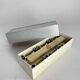Vintage BMF Modular Candle Holder Black & Silver, Original Box + 12 candles