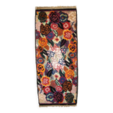 Tapis Antique Art Déco Français en Laine, Années 1920, Élégance Intemporell