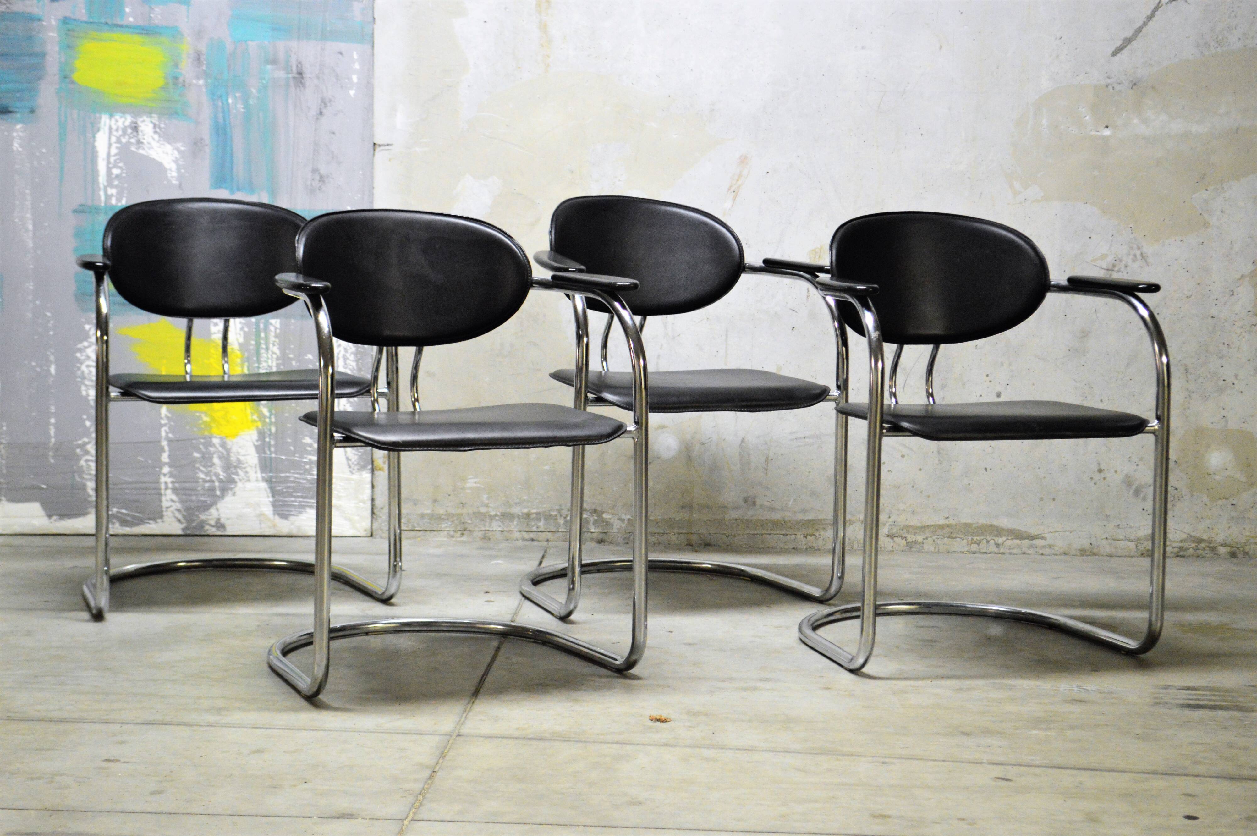 Vintage chairs from the 80s Bauhaus design