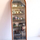 Large vintage wooden wall mirror