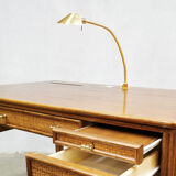 Vintage rattan caned desk Eleanor Forbes Mcguire San Francisco