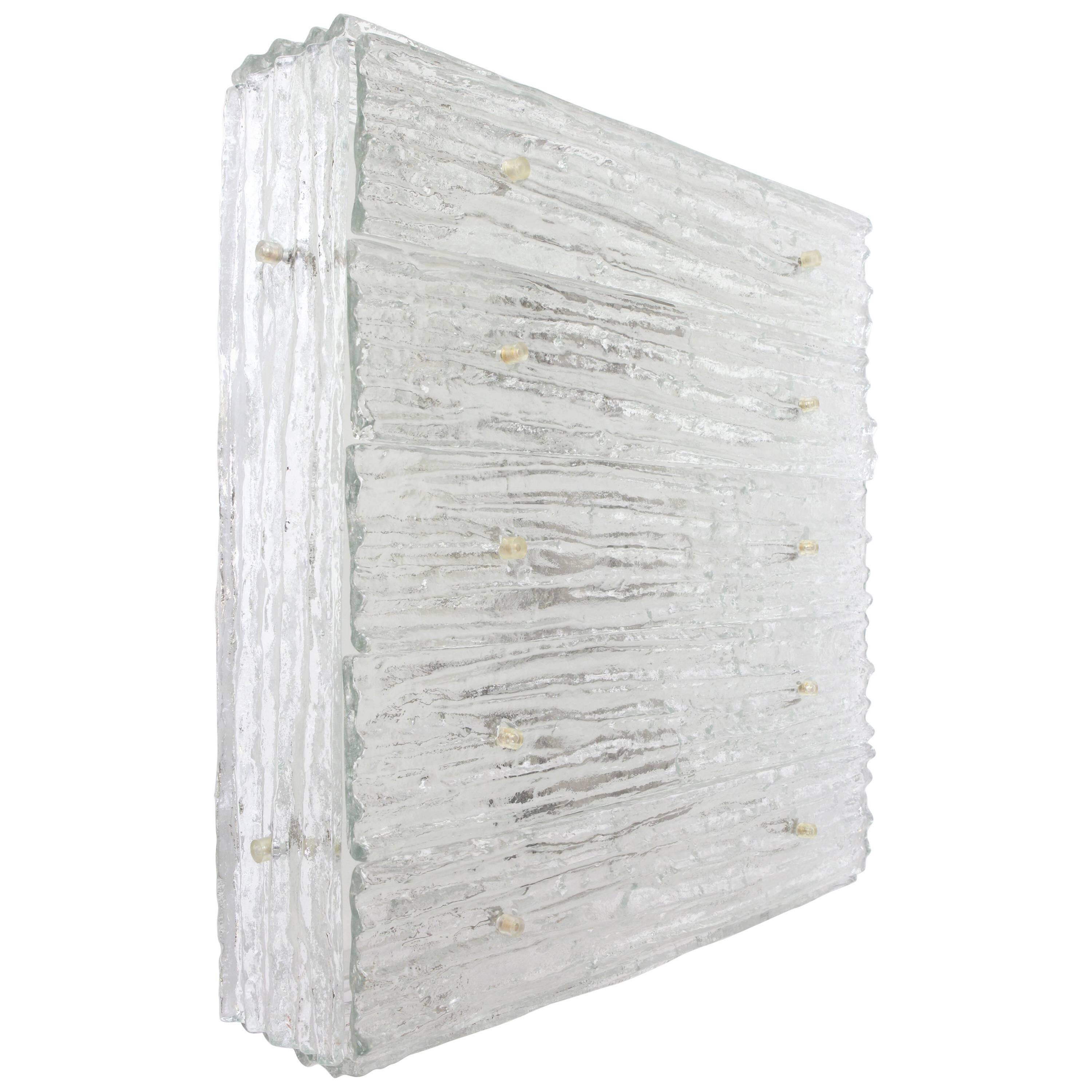 Murano glass ceiling lights by Kalmar, Austria, 1960s.