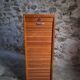 Armoire à rideau vintage en chêne | France | 1960s–1970s