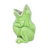 Vase "frog" in dabbling Sarreguemines