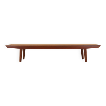 Meuble bas en teck, design danois, années 1970, fabriqué au Danemark