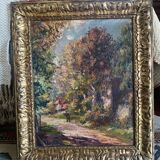 Tableau impressionniste signé ancien