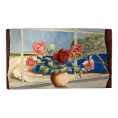 Aquarelle au bouquet vintage