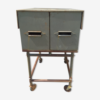 Filing cabinet, vintage industrial drawer unit
