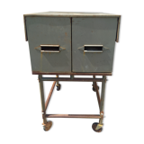 Filing cabinet, vintage industrial drawer unit